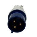 Inline Plug ( 240v-16a ) Blue