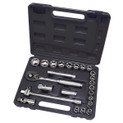 Socket Wrench Set 25 pce 1/2" (Metric 8-32mm)
