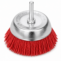 Filament Cup Brush Red Coarse ( 75mm )