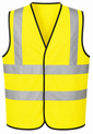 Yellow High Visibility Waistcoat (Pack of 1)