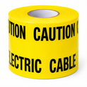 Caution Electric Cable Below Tape