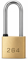 Long Shackle Padlock 38mm - 3 keys (Pack of 1)
