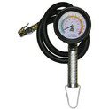 Alloy Dial Tyre Inflator 10-210 psi & 0.7-15 bar, 0.85m Hose Euro Connector