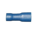 Blue Fully Insulated Female Spade Disconnect Terminals (Pack of 100) LONG