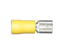 Yellow Female Spade Terminals (Pack of 100) LONG