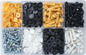 Assorted Number Plate Fasteners (300 Pieces )