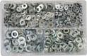 Assorted Flat Washers Imperial - BZP (Table 3)  (1000 Pieces)