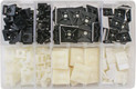 Assorted Cable Tie Bases & Mounts (180 Pieces)