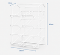 Rack for Boxes (plastic-coated steel)