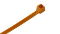 Orange Nylon Cable Ties (Pack of 100)
