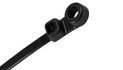 Black Screw Mount Cable Ties (Pack of 100)