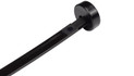Black Button Head Cable Ties (Pack of 100)