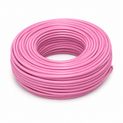 Pink Flexible PVC Cable Sleeving - 100m Reel
