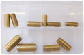 Assorted Brass Push Fits (10 Pieces)