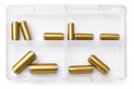 Assorted Brass Push Fits (10 Pieces)