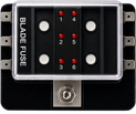 6 Position LED Blade Fuse Box (standard blade fuses) (Pack of 1)