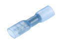 Blue Female Spade 6.3mm heatshrink - Fully Insulated (Pack of 25)