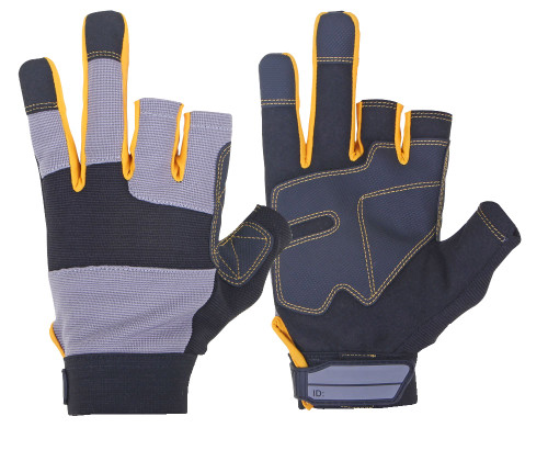 Fingerless Mechanics Gloves (1 Pair)