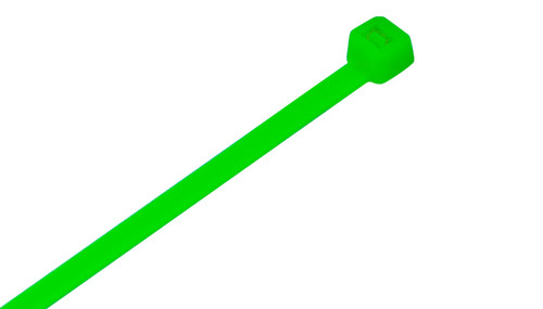 Fluorescent Green Cable Ties (Pack of 100)