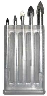 Glass & Tile Drill Set (4-10mm) 5 pcs