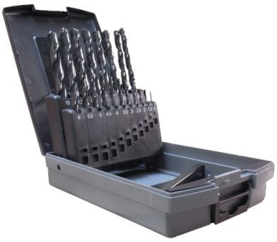 (19 Piece) Metric Drill Set (roll forged)