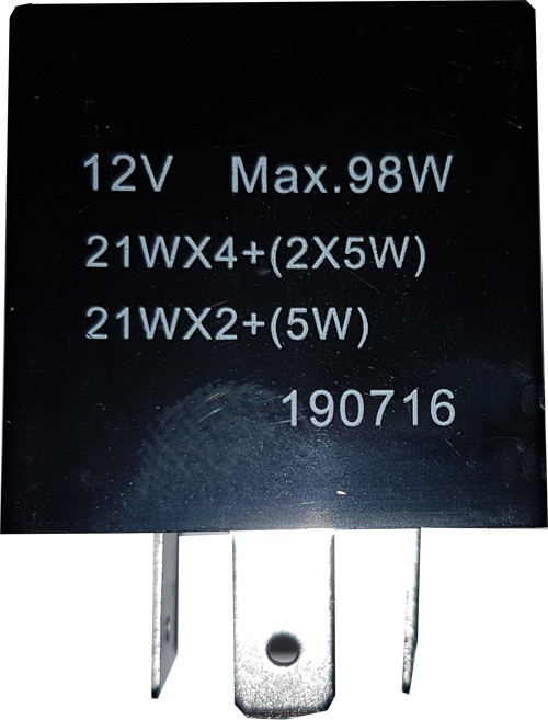 Flasher Unit (12v) - 3 Pin Electronic (98 w) (Pack of 1)