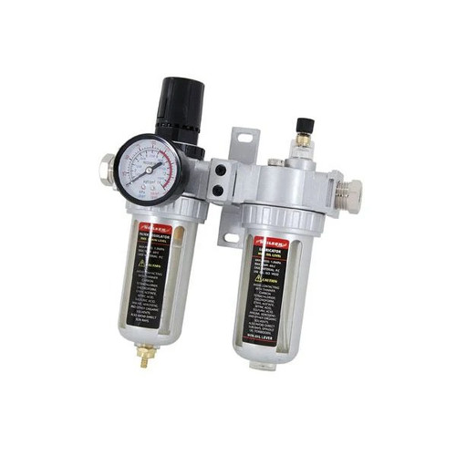 Filter Regulator + Lubricator 1/4 bsp (non PCL) (Pack of 1)