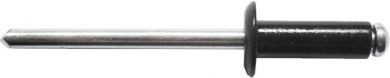 Black Aluminum Rivets (Pack of 100)