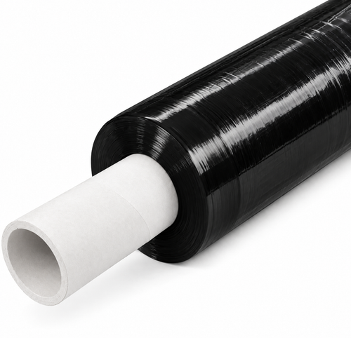 Black Pallet Wrap (Long Core) 400mm x 300m