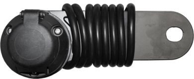 7 pin Trailer Socket (12v) + Mounting Plate (Pack of 1)