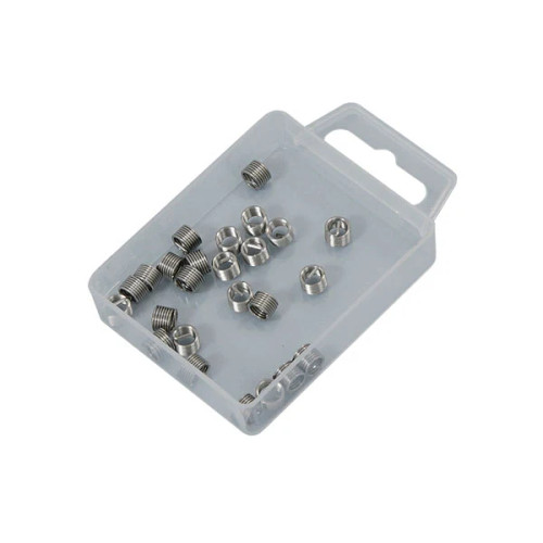 Helicoil type thread repair inserts