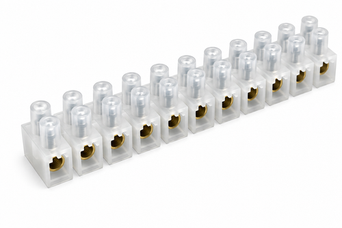 Mixed Connector Strips 3 -30 Amp (white) (Pack of 25)