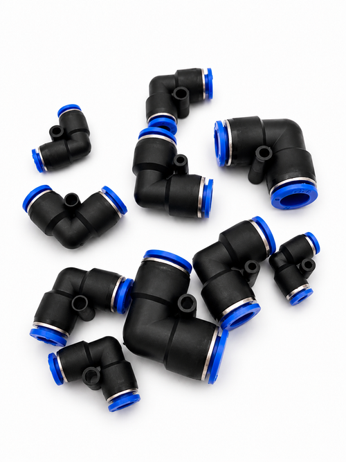 10 Assorted Metric ELBOWS Push-fit couplings