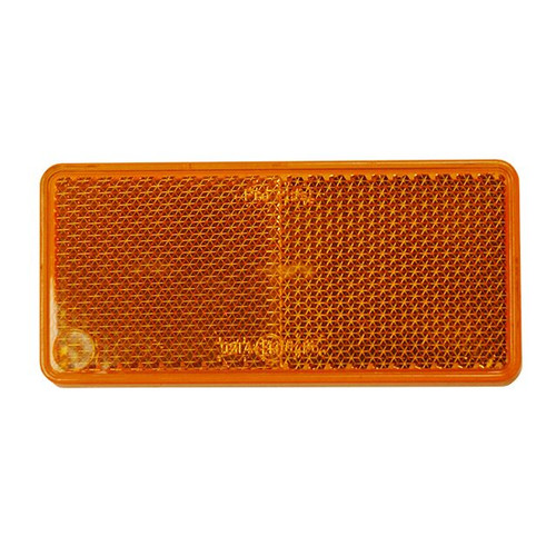 Amber Reflector self adhesive (Pack of 5)