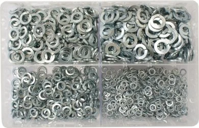 Assorted Spring Washers 3/16-3/8 (1000 Pieces)