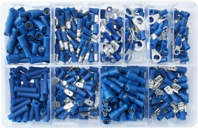 Assorted Blue Electrical Terminals (400 Pieces)