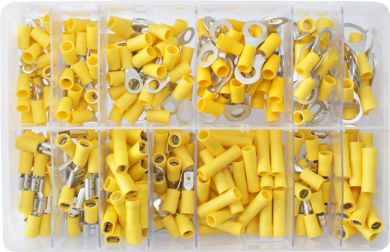 Assorted Yellow Electrical Terminals (260 Pieces)