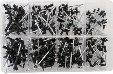 Assorted Black Rivets (200 Pieces)