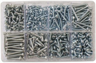 Assorted Large Self Tapping Screws (500 Pieces)