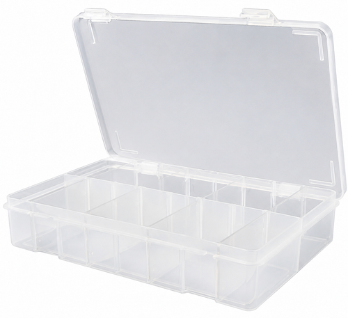 Empty Plastic Box (+ 8 dividers) (for assorted products)