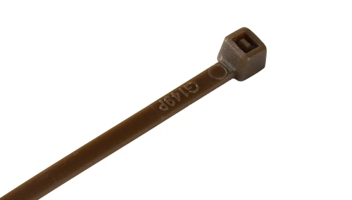 Brown Nylon Cable Ties (Pack of 100)