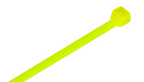Fluorescent Yellow Cable Ties (Pack of 100)