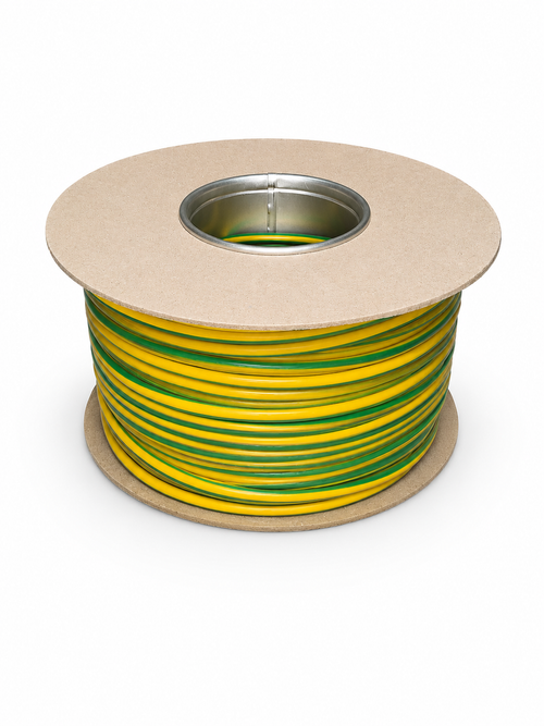Earth Flexible PVC Cable Sleeving - 100m Reel