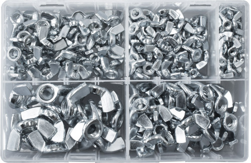 Wing Nuts (Steel) (200 Pieces)