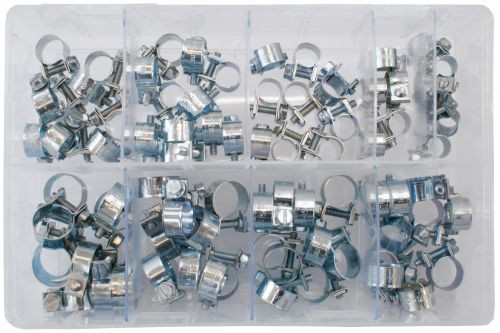 Stainless steel Mini Clips (7-17mm) (75 Pieces)