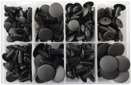 Assorted Fir Tree Clips Black (200 Pieces)