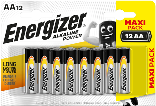 Energizer Alkaline Battery AA (Pack of 12)