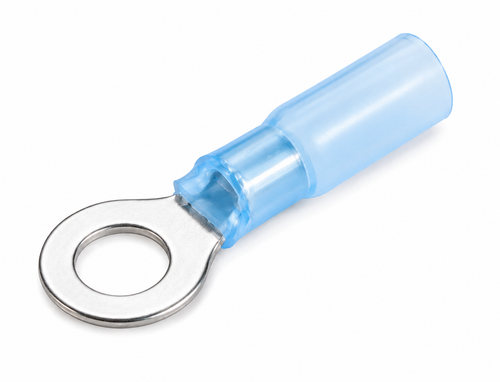 Blue Heatshrink Ring Terminal (Pack of 25)