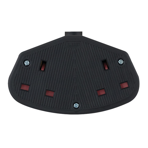 Trailing Socket 2 – Gang  Black (Design may vary)