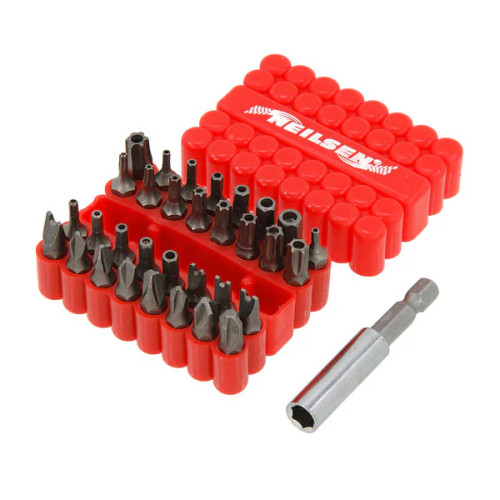 33-Piece Security Bit Set (+ holder) suit screwdriver